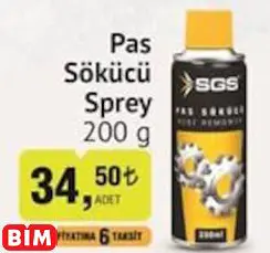PAS SÖKÜCÜ SPREY 200 GR